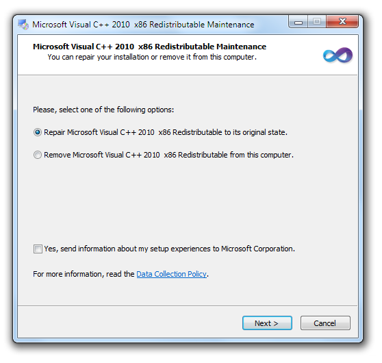 Visual C++ Runtime Installer